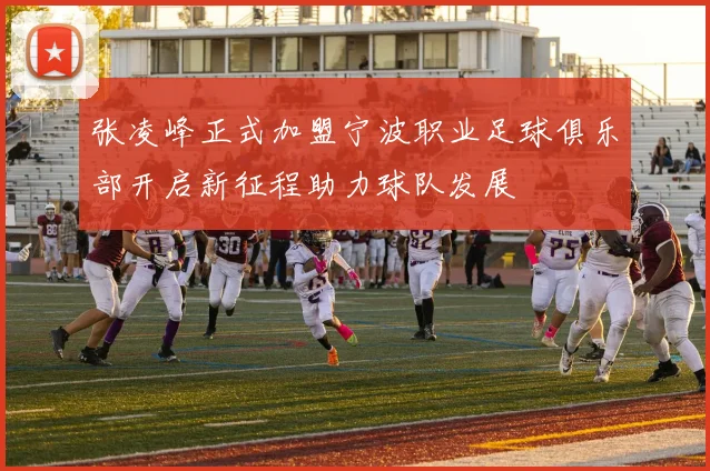张凌峰正式加盟宁波职业足球俱乐部开启新征程助力球队发展